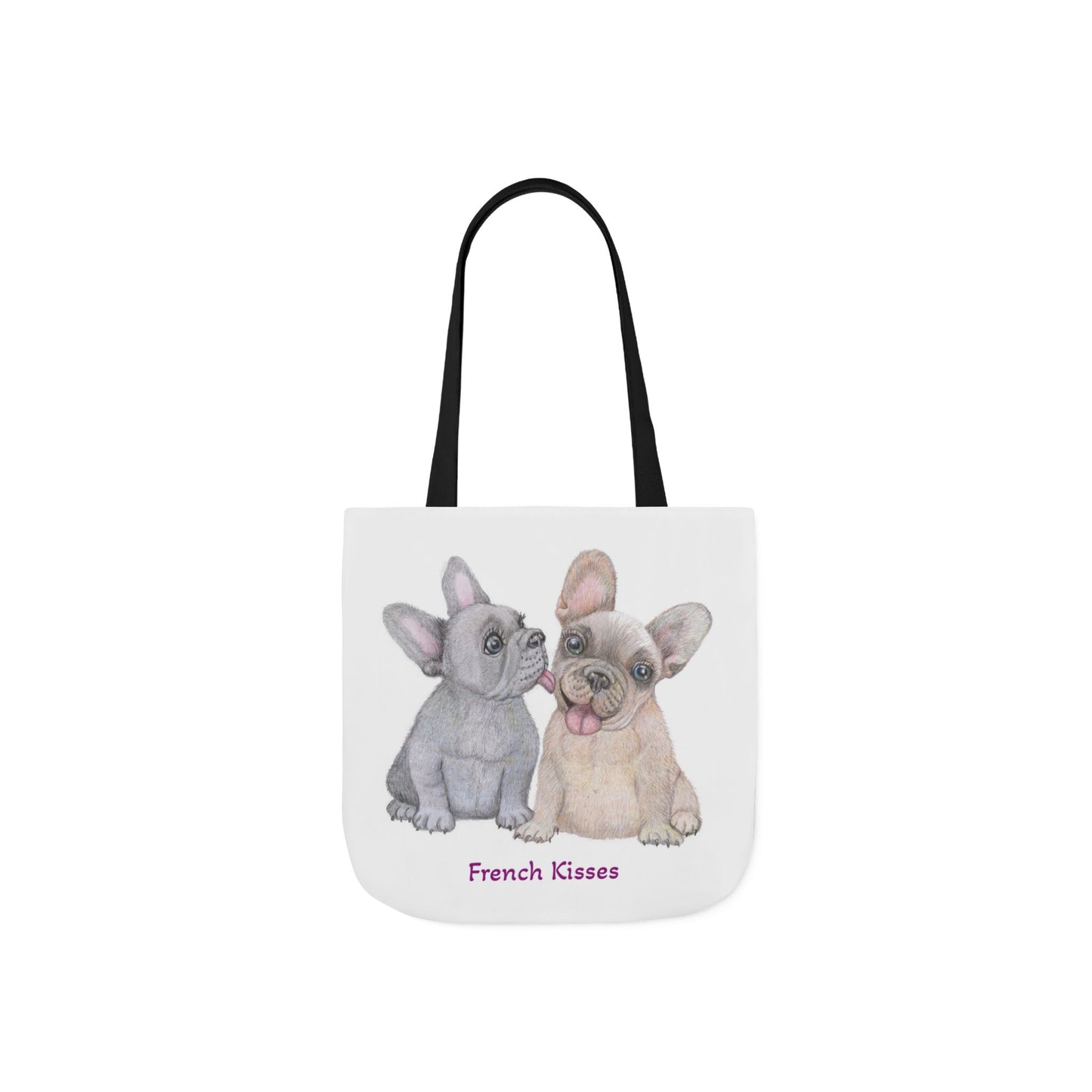 "French Kisses" Canvas Shopper