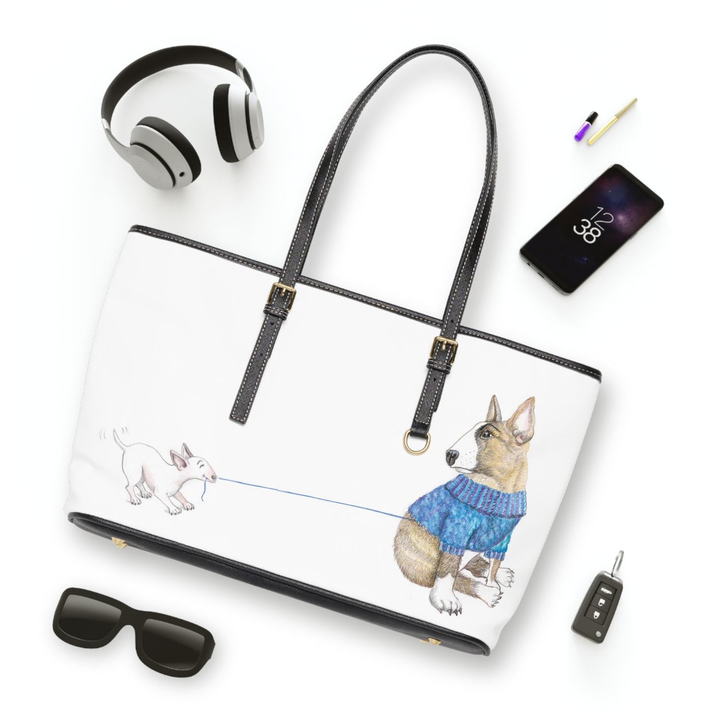 Woolly Bully PU Leather Shoulder Bag