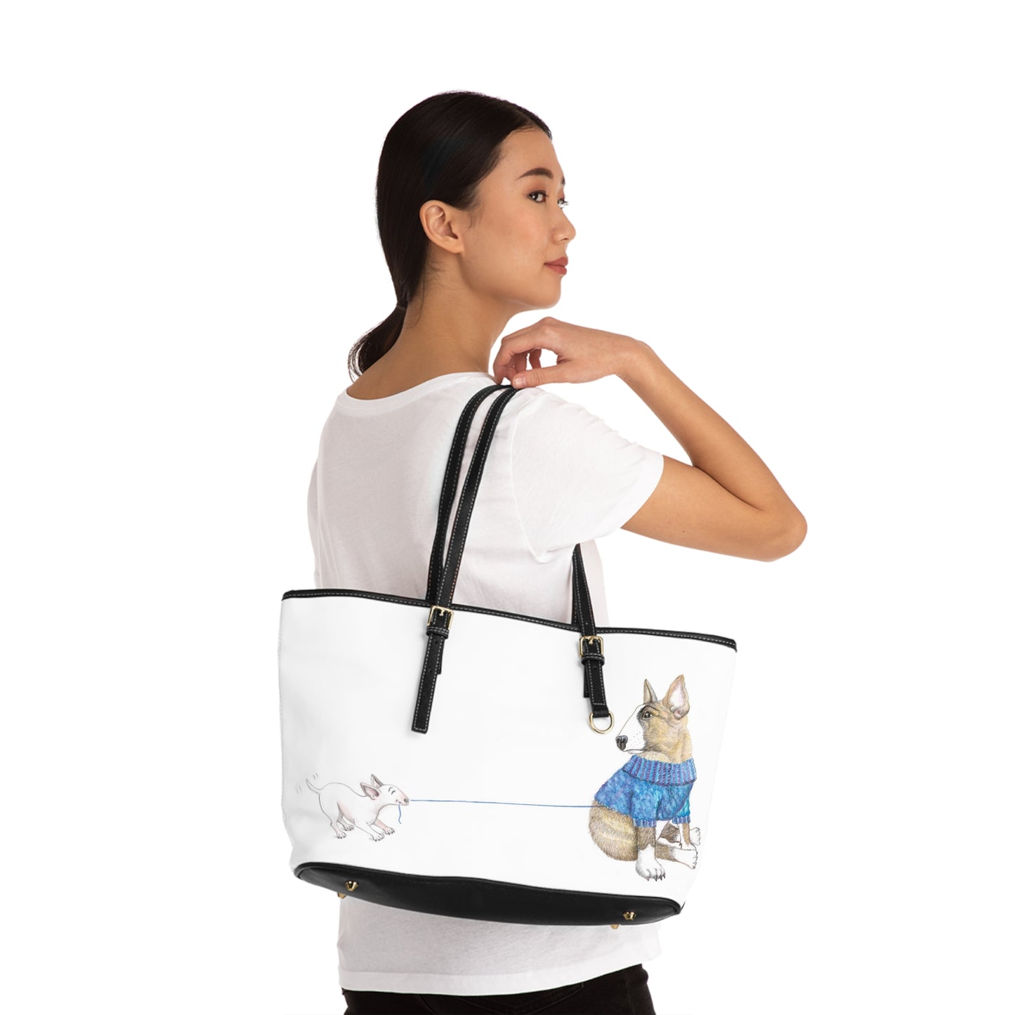 Woolly Bully PU Leather Shoulder Bag