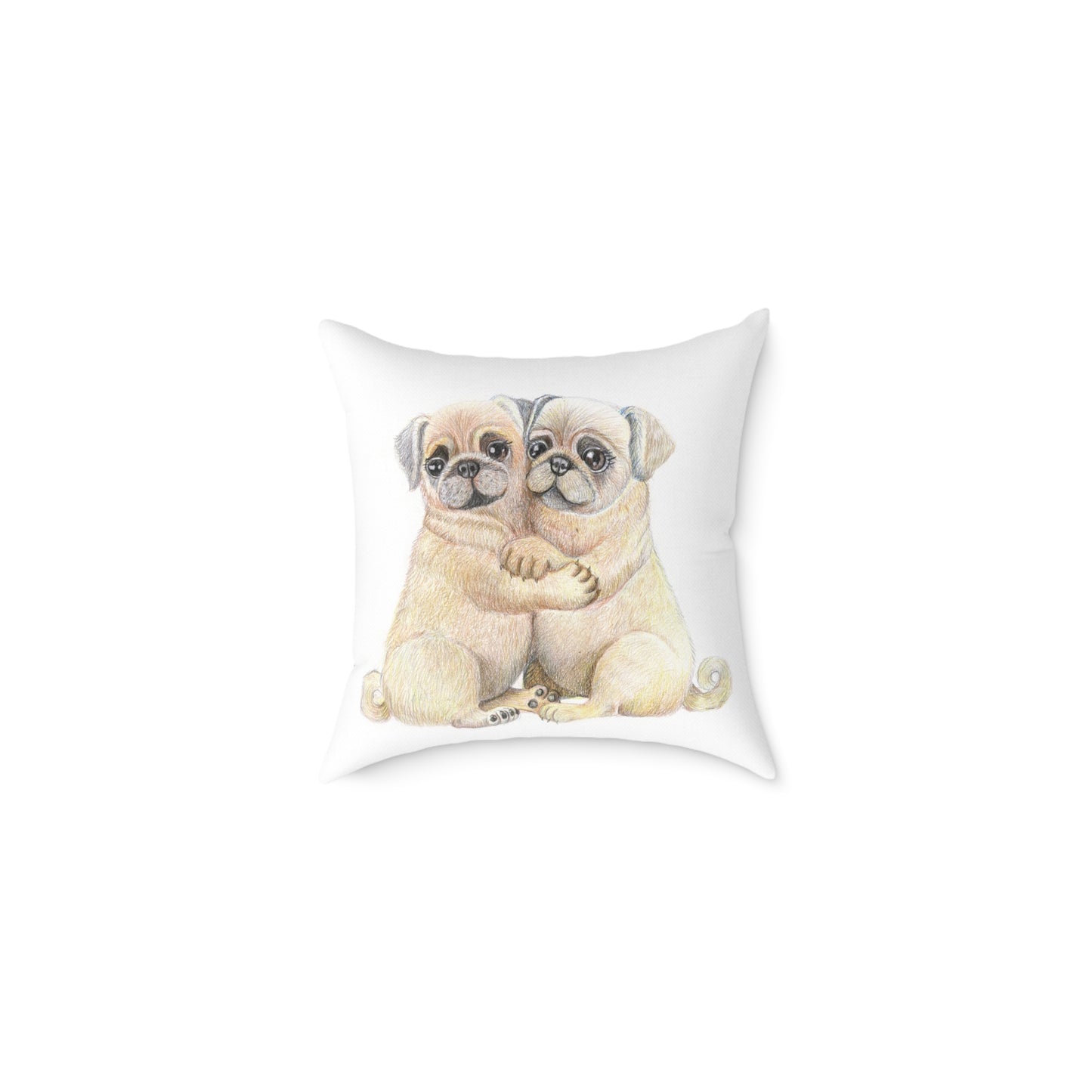 Pug Hug Pillow