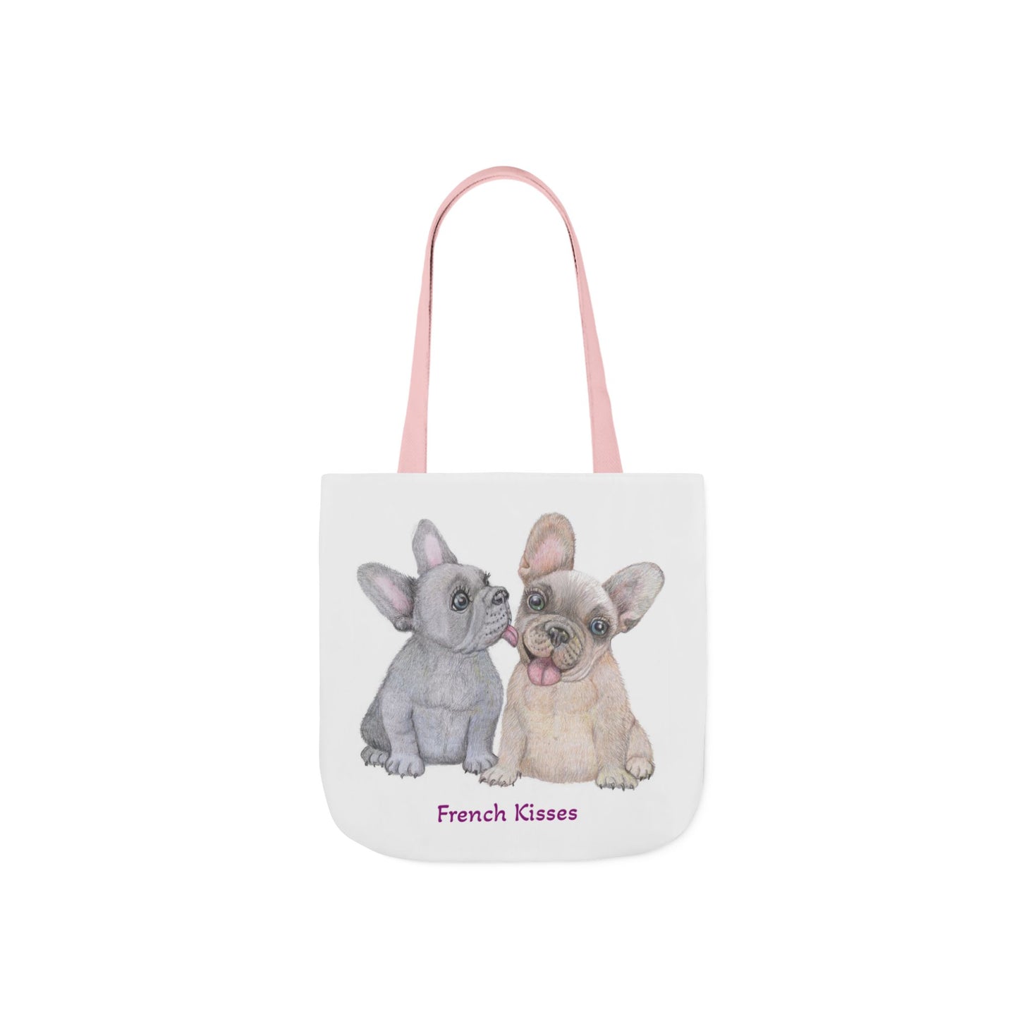 "French Kisses" Canvas Shopper