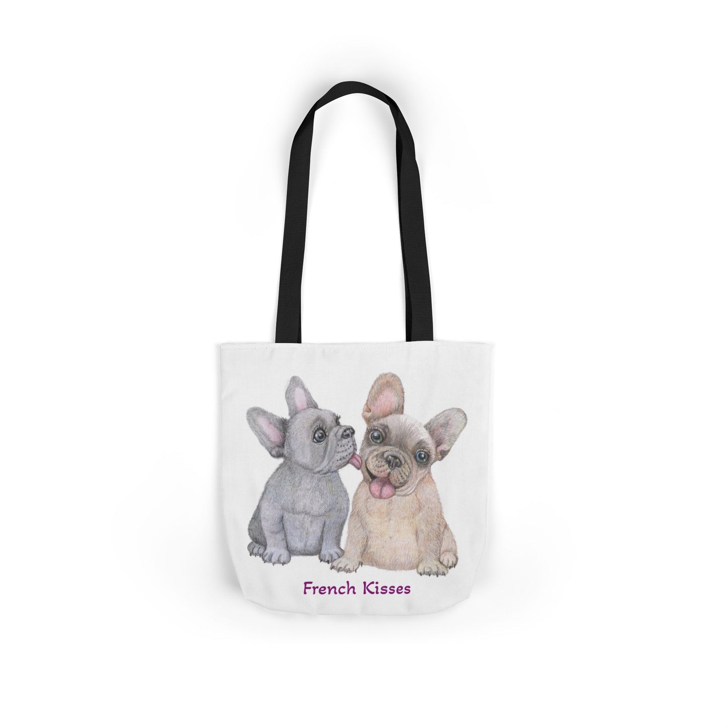 "French Kisses" Canvas Shopper