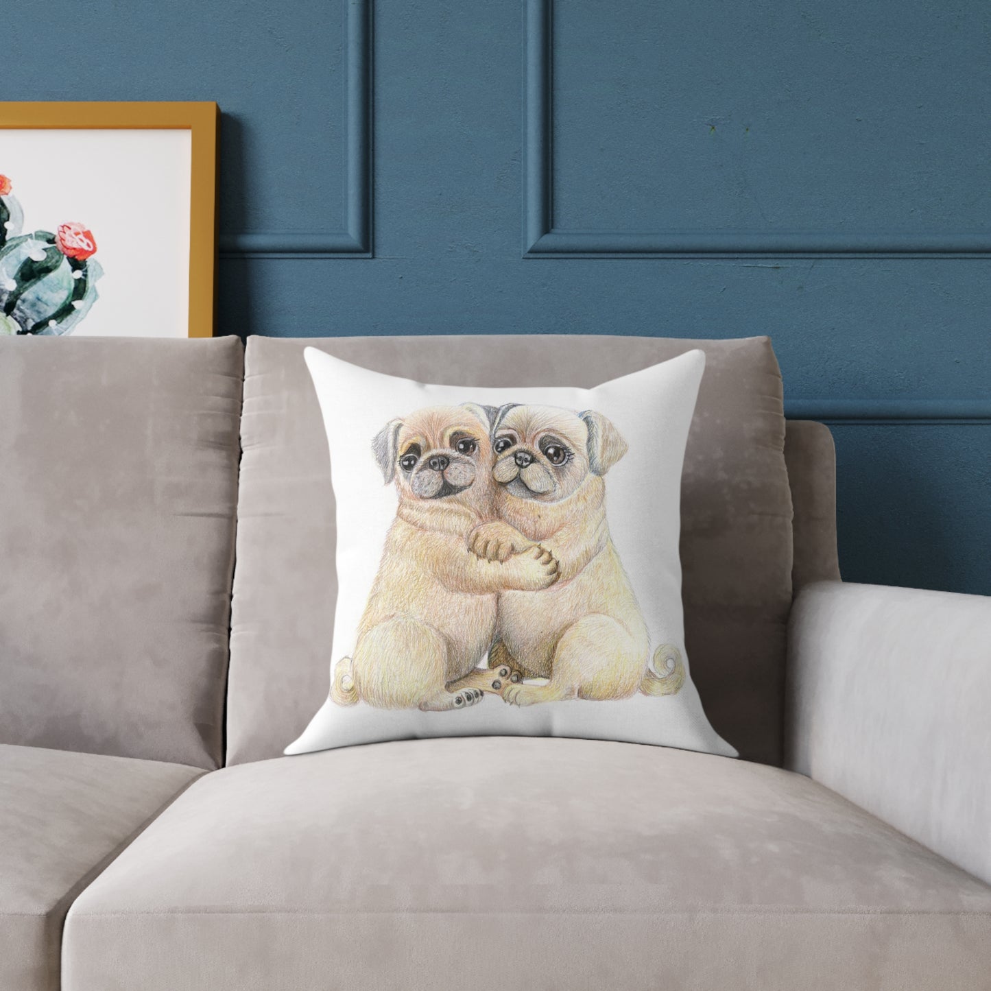 Pug Hug Pillow
