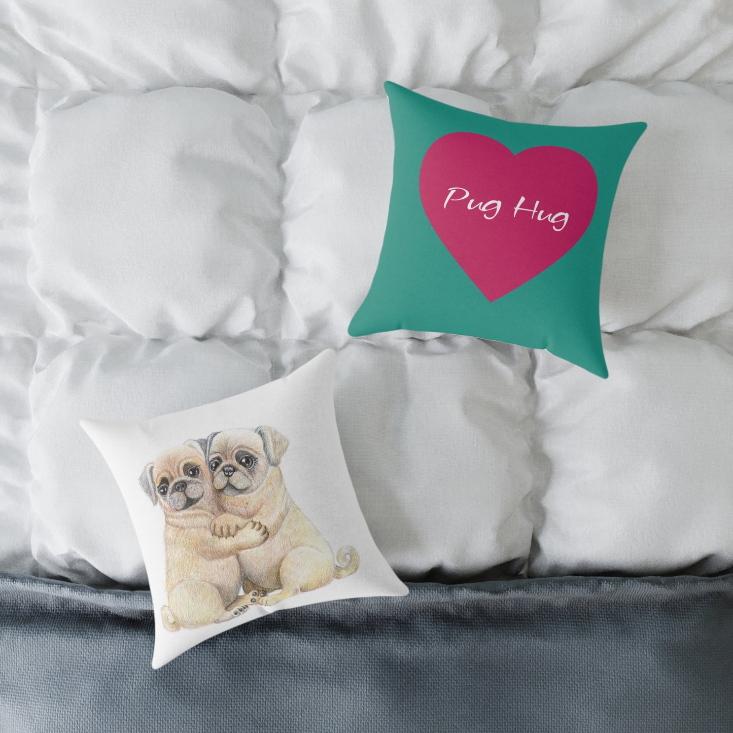 Pug Hug Pillow